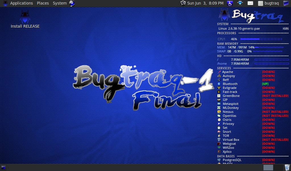 L'écran de BugTraq